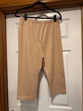 Women's Ankle-Length Cropped Jeans in Light Beige